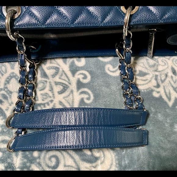 🌈Chanel XL GST Blue W/ Silver how’s work💎 - Picture 7 of 16